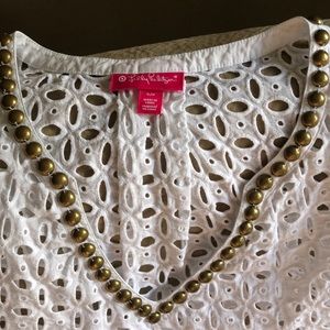 Lilly Pulitzer Swim - Lily Pulitzer white cover up shirt Lilly Pulitzer Swim - Lily Pulitzer white cover up shirt